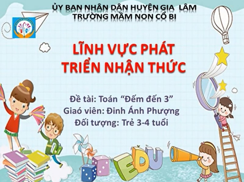 Toán đếm đến 3 - MGB